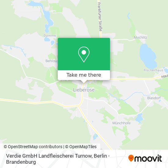 Verdie GmbH Landfleischerei Turnow map