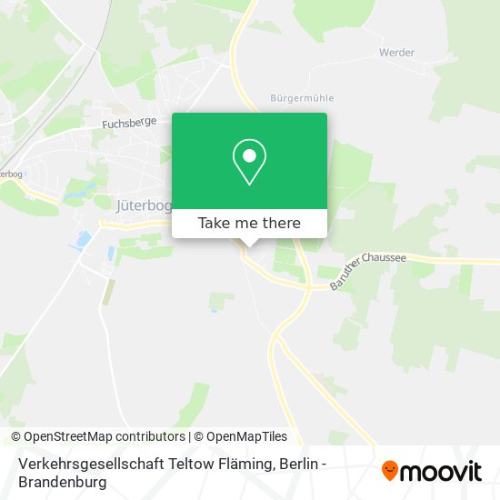 Verkehrsgesellschaft Teltow Fläming map