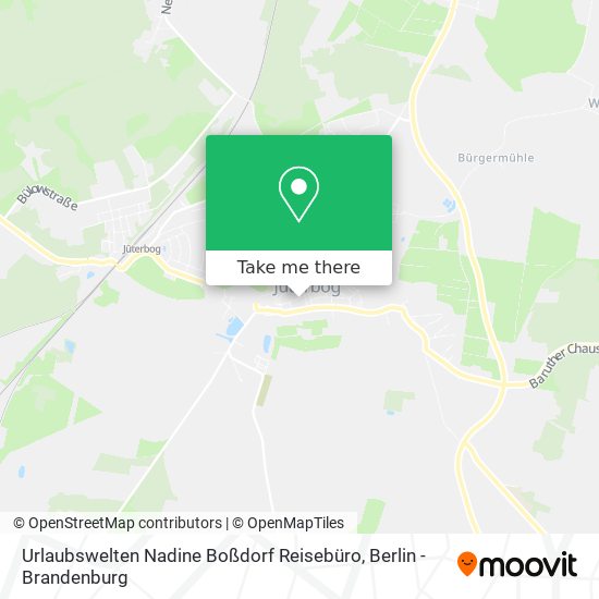 Urlaubswelten Nadine Boßdorf Reisebüro map