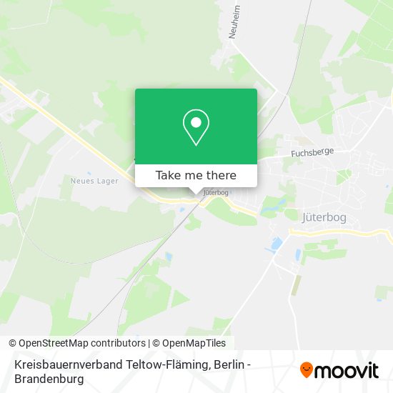 Kreisbauernverband Teltow-Fläming map