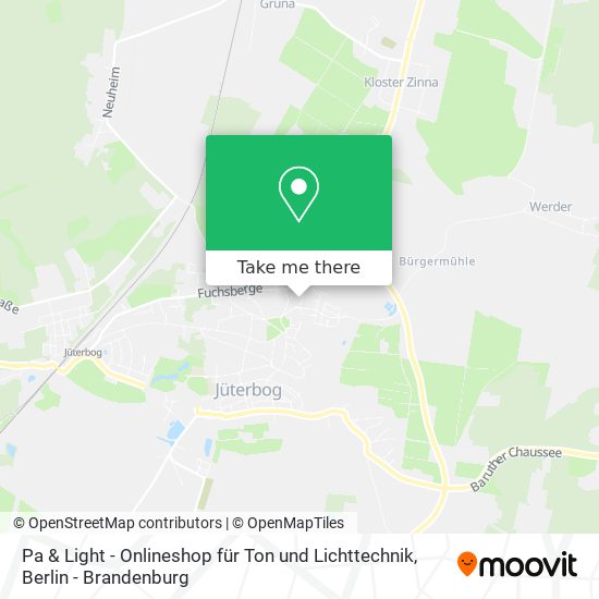 Pa & Light - Onlineshop für Ton und Lichttechnik map