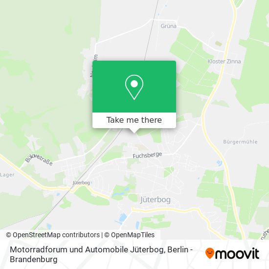 Motorradforum und Automobile Jüterbog map