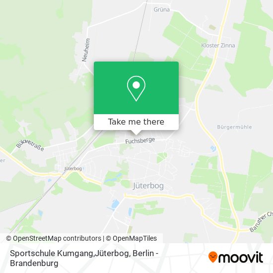 Sportschule Kumgang,Jüterbog map