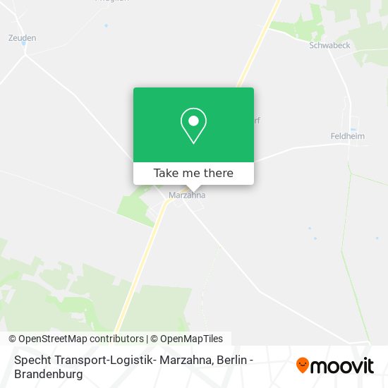 Specht Transport-Logistik- Marzahna map