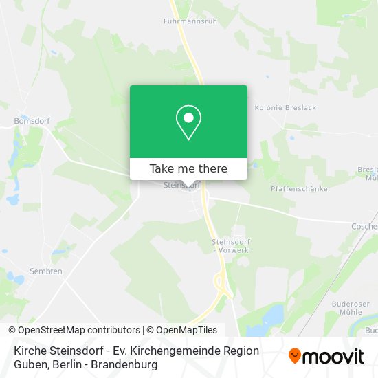 Kirche Steinsdorf - Ev. Kirchengemeinde Region Guben map