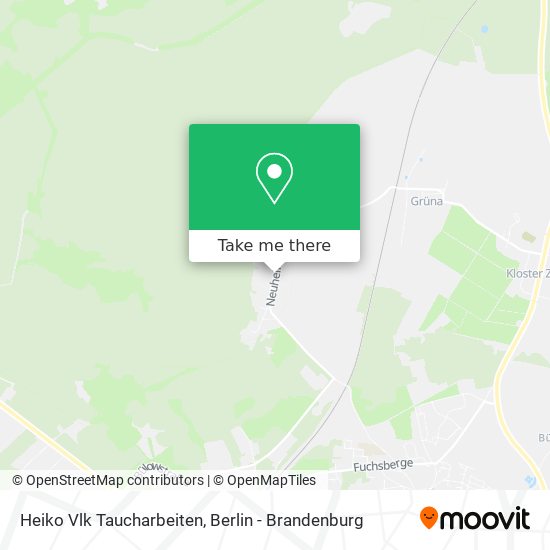 Heiko Vlk Taucharbeiten map