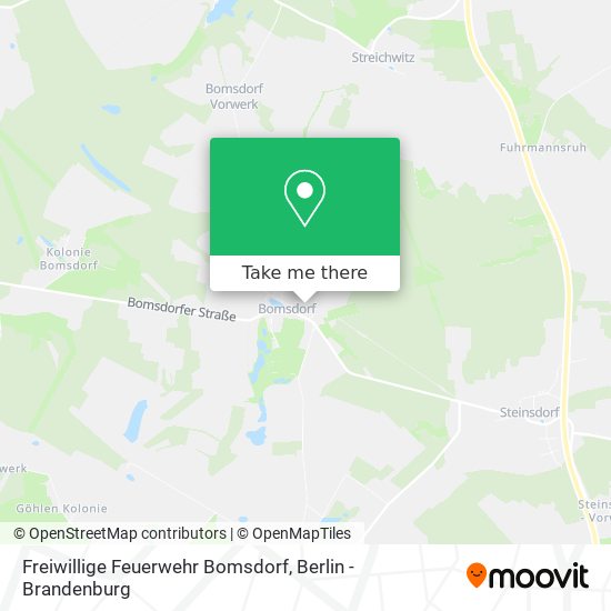 Freiwillige Feuerwehr Bomsdorf map