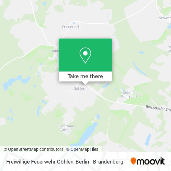 Freiwillige Feuerwehr Göhlen map