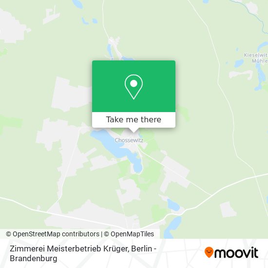 Zimmerei Meisterbetrieb Krüger map
