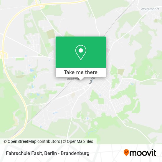 Fahrschule Fasit map