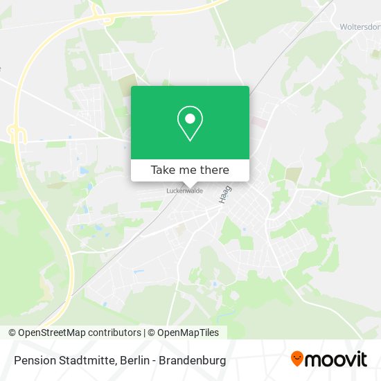 Pension Stadtmitte map