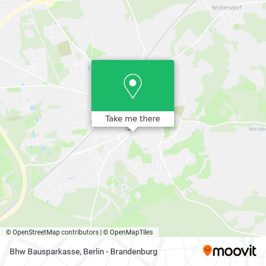 Bhw Bausparkasse map