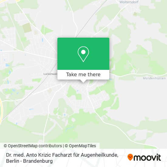 Dr. med. Anto Krizic Facharzt für Augenheilkunde map