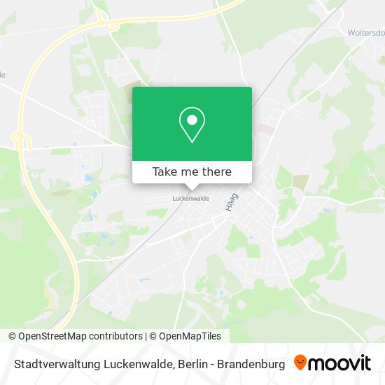 Stadtverwaltung Luckenwalde map