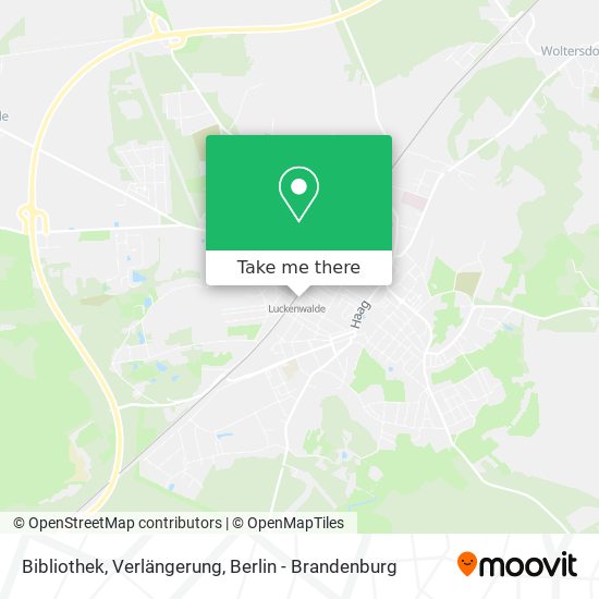 Bibliothek, Verlängerung map