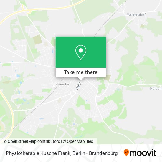 Карта Physiotherapie Kusche Frank