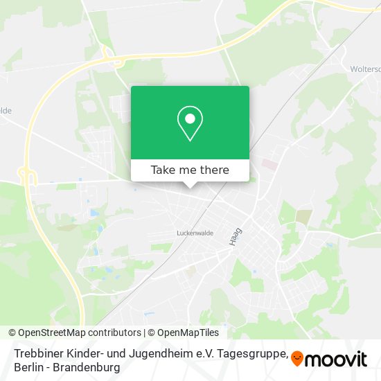 Карта Trebbiner Kinder- und Jugendheim e.V. Tagesgruppe