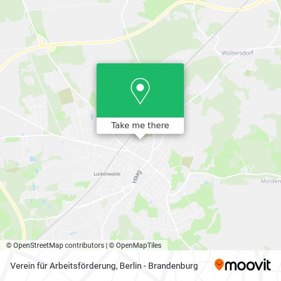 Verein für Arbeitsförderung map