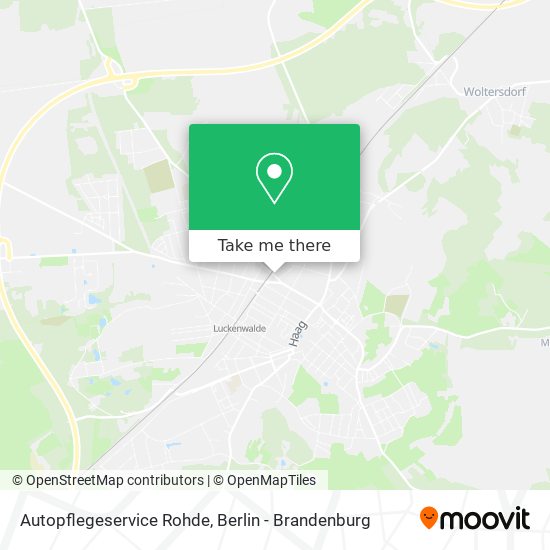 Карта Autopflegeservice Rohde