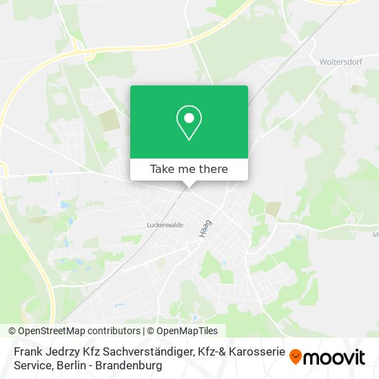 Карта Frank Jedrzy Kfz Sachverständiger, Kfz-& Karosserie Service