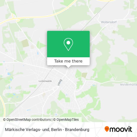Карта Märkische Verlags- und