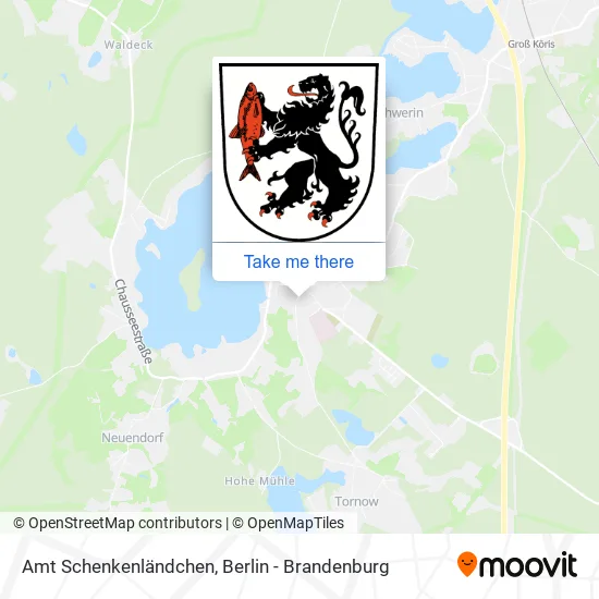 Карта Amt Schenkenländchen