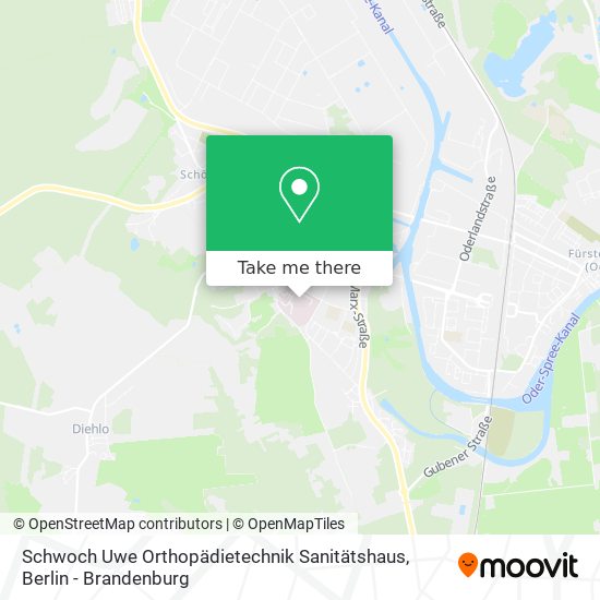 Schwoch Uwe Orthopädietechnik Sanitätshaus map