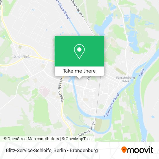 Карта Blitz-Service-Schleife