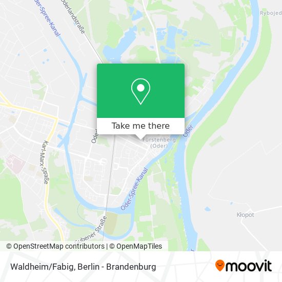 Waldheim/Fabig map