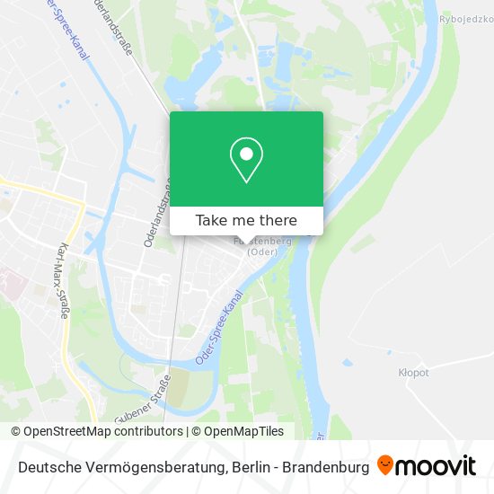 Deutsche Vermögensberatung map