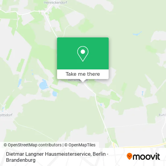 Карта Dietmar Langner Hausmeisterservice