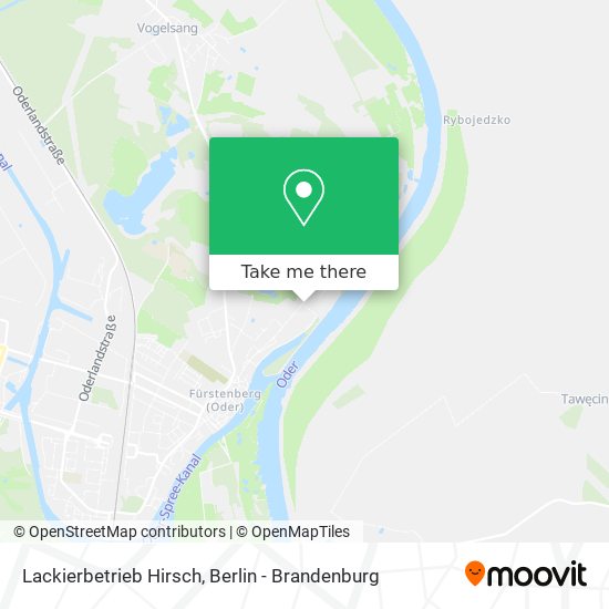 Lackierbetrieb Hirsch map