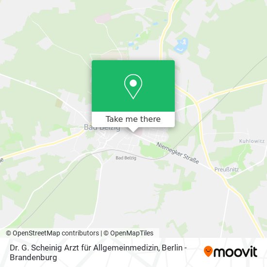Dr. G. Scheinig Arzt für Allgemeinmedizin map