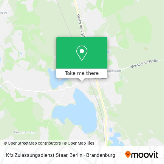 Kfz Zulassungsdienst Staar map