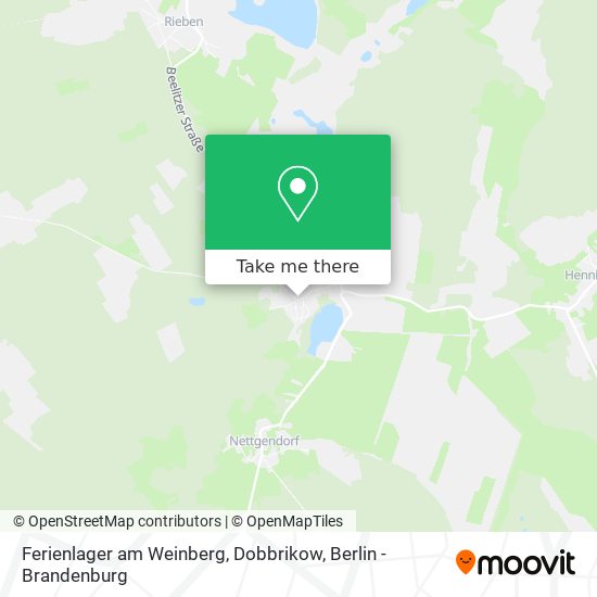 Карта Ferienlager am Weinberg, Dobbrikow