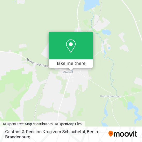 Карта Gasthof & Pension Krug zum Schlaubetal