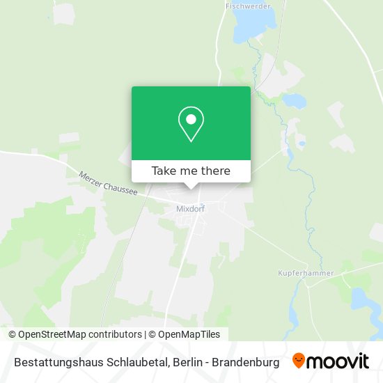 Bestattungshaus Schlaubetal map