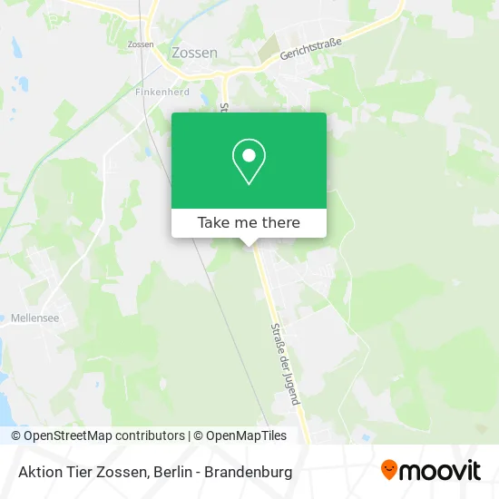 Aktion Tier Zossen map