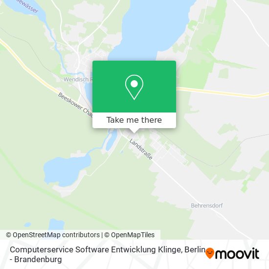 Computerservice Software Entwicklung Klinge map