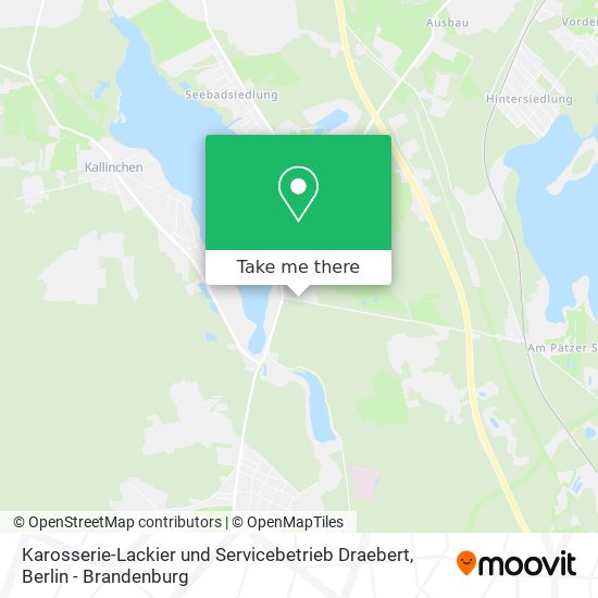 Карта Karosserie-Lackier und Servicebetrieb Draebert