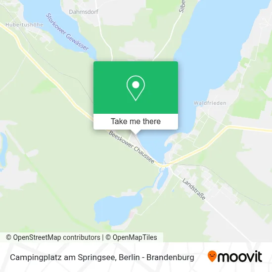 Campingplatz am Springsee map