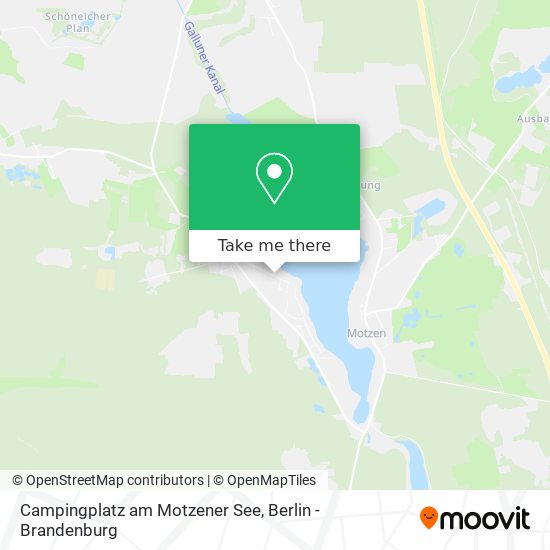 Карта Campingplatz am Motzener See