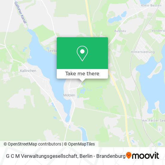 G C M Verwaltungsgesellschaft map