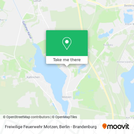 Freiwilige Feuerwehr Motzen map