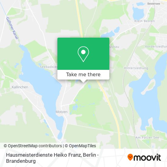 Hausmeisterdienste Heiko Franz map