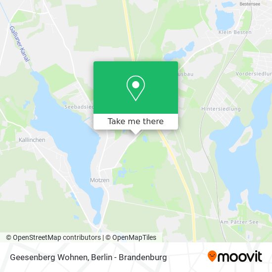 Geesenberg Wohnen map