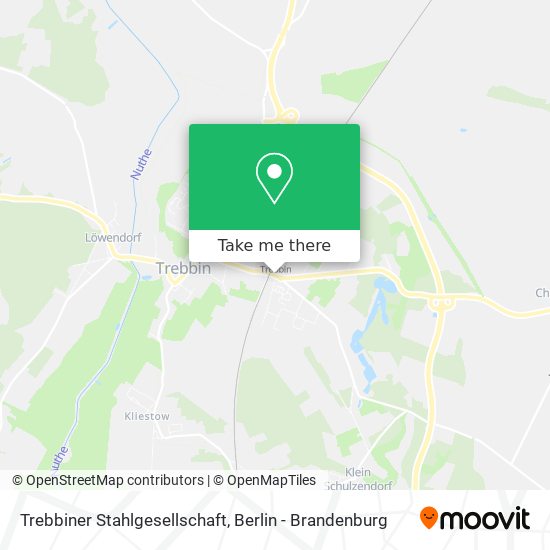 Trebbiner Stahlgesellschaft map