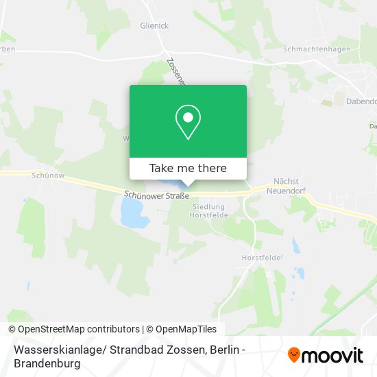 Карта Wasserskianlage/ Strandbad Zossen