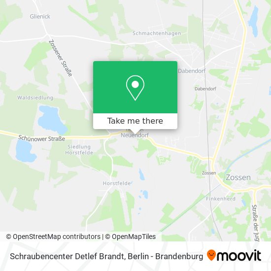 Schraubencenter Detlef Brandt map