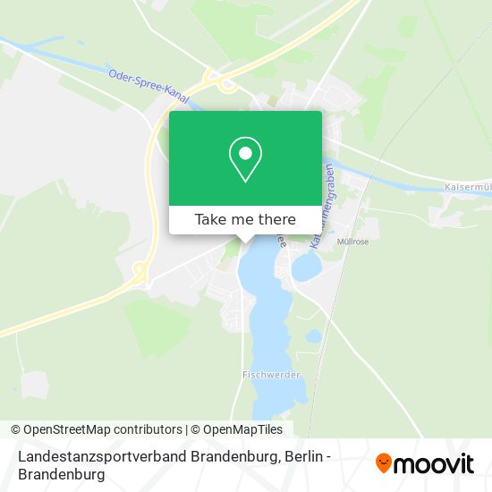 Landestanzsportverband Brandenburg map